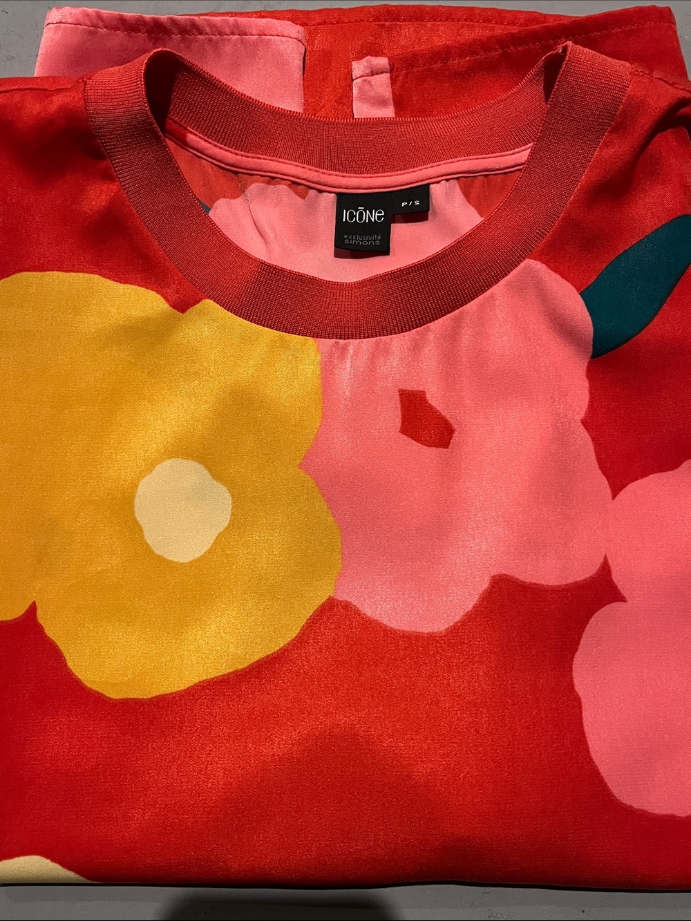 Icone by Simons Floral Shirt S